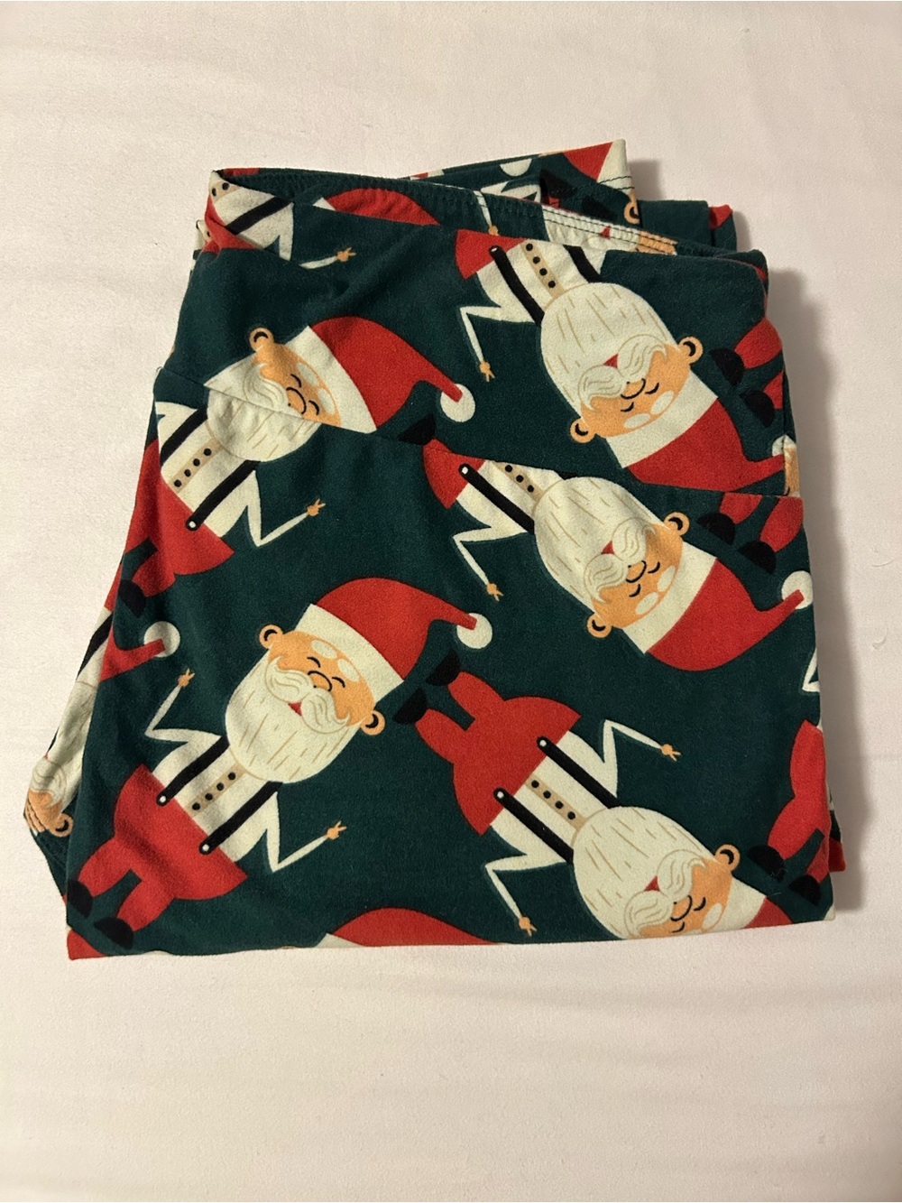 LuLaRoe TC Santa Print